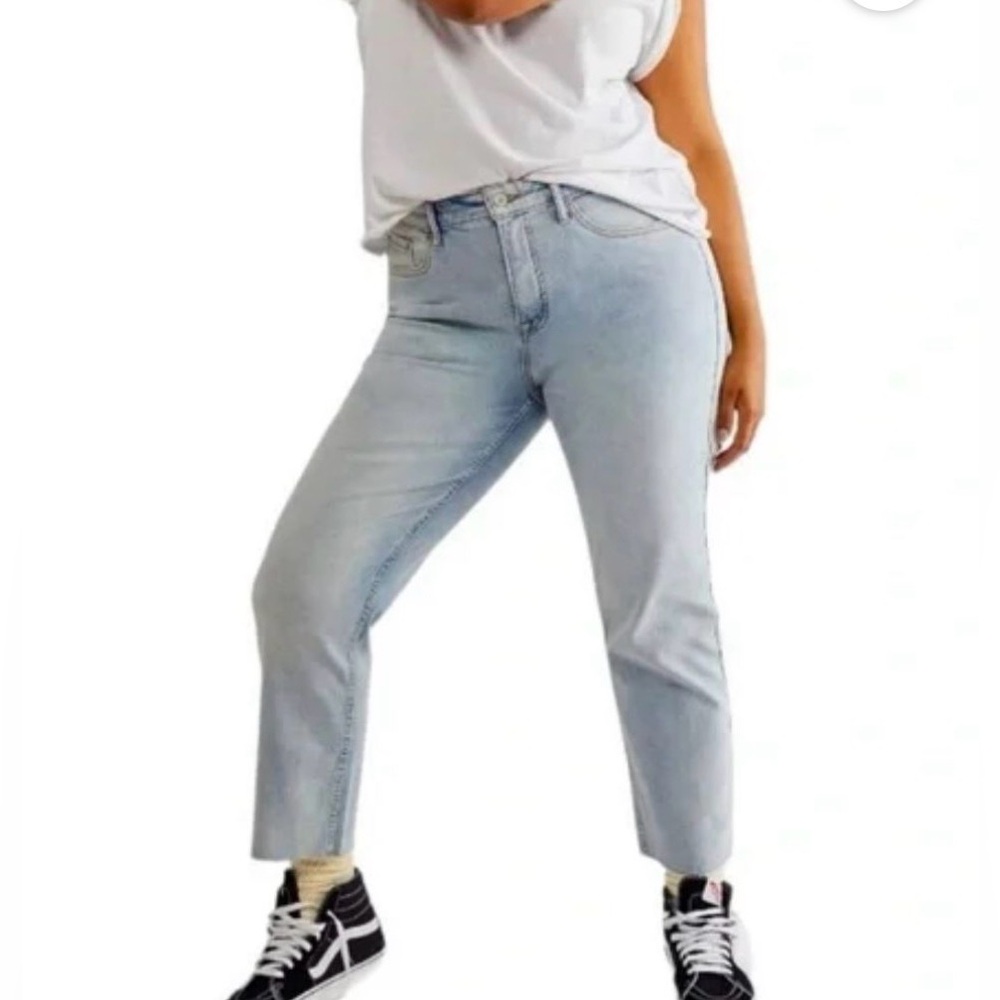 Free People Light Blue Women's Jeans Size 34